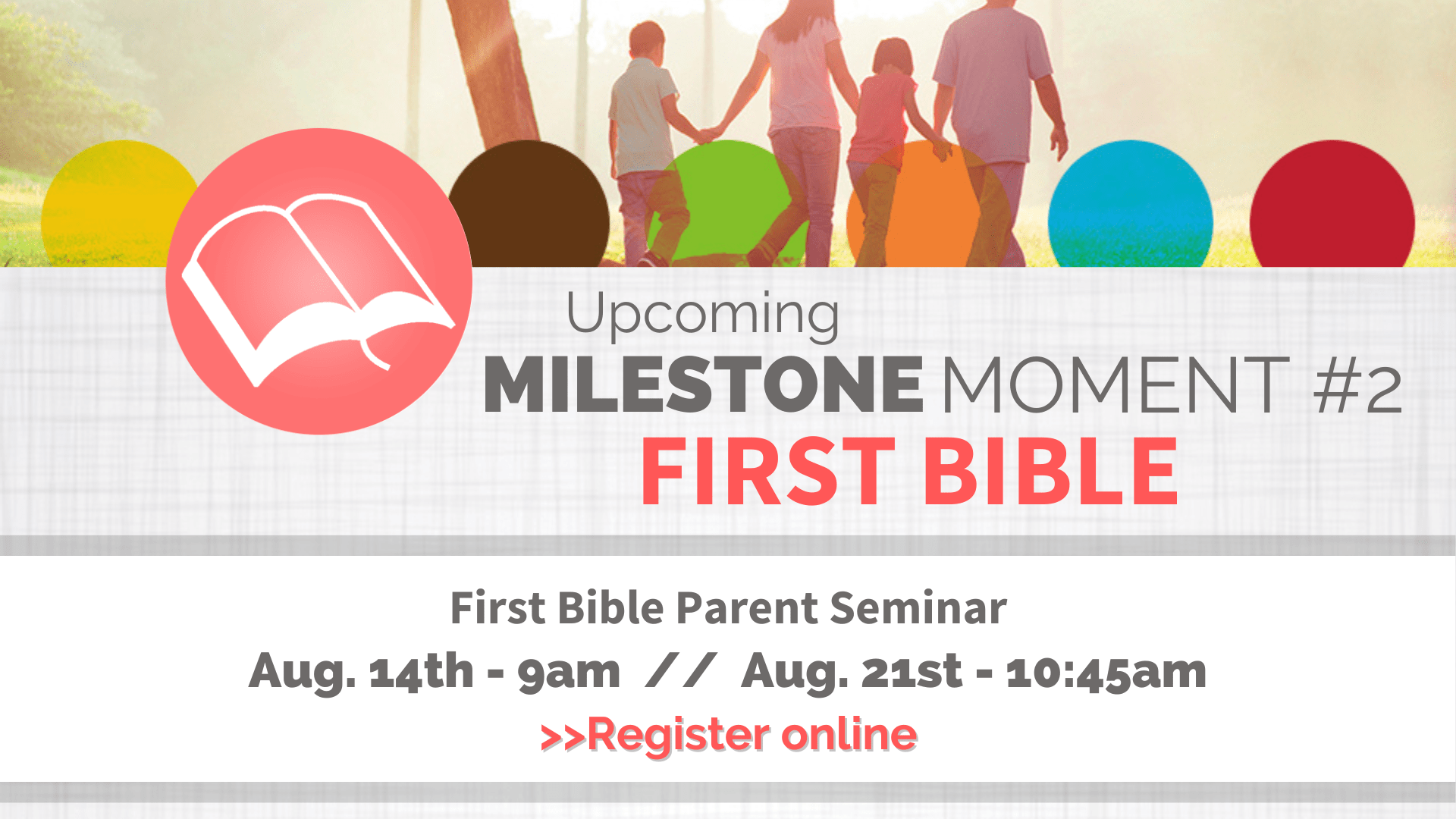 Featured image for 1st Bible Parent Seminar