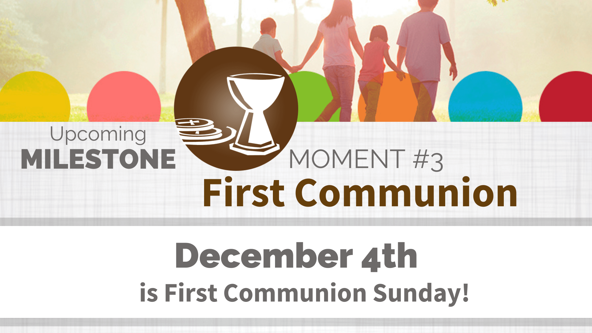 Featured image for First Communion Sunday