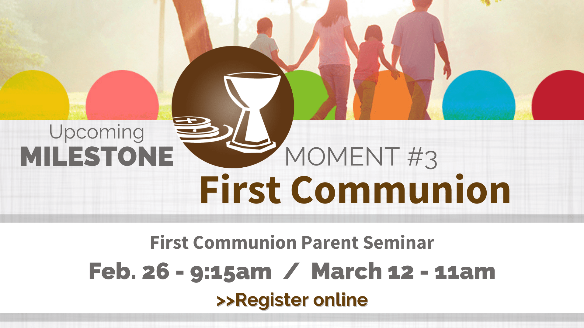 Featured image for First Communion Parent Seminar