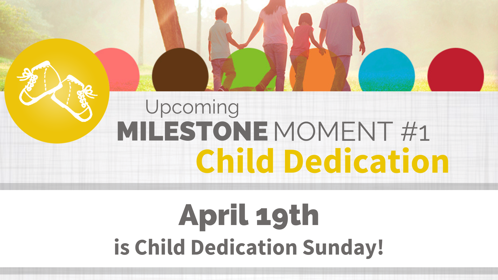 Featured image for Child Dedication Sunday
