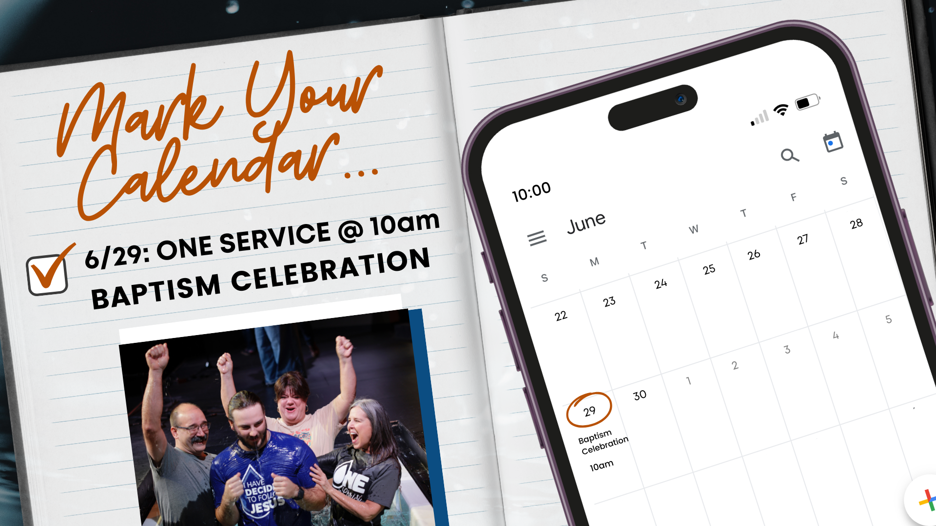 Featured image for Baptism Celebration {ONE Service}