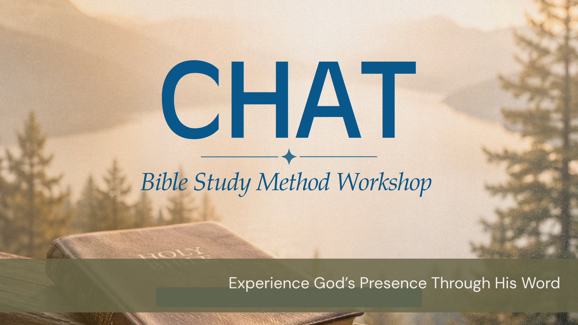 Featured image for CHAT: Bible Study Method Workshop