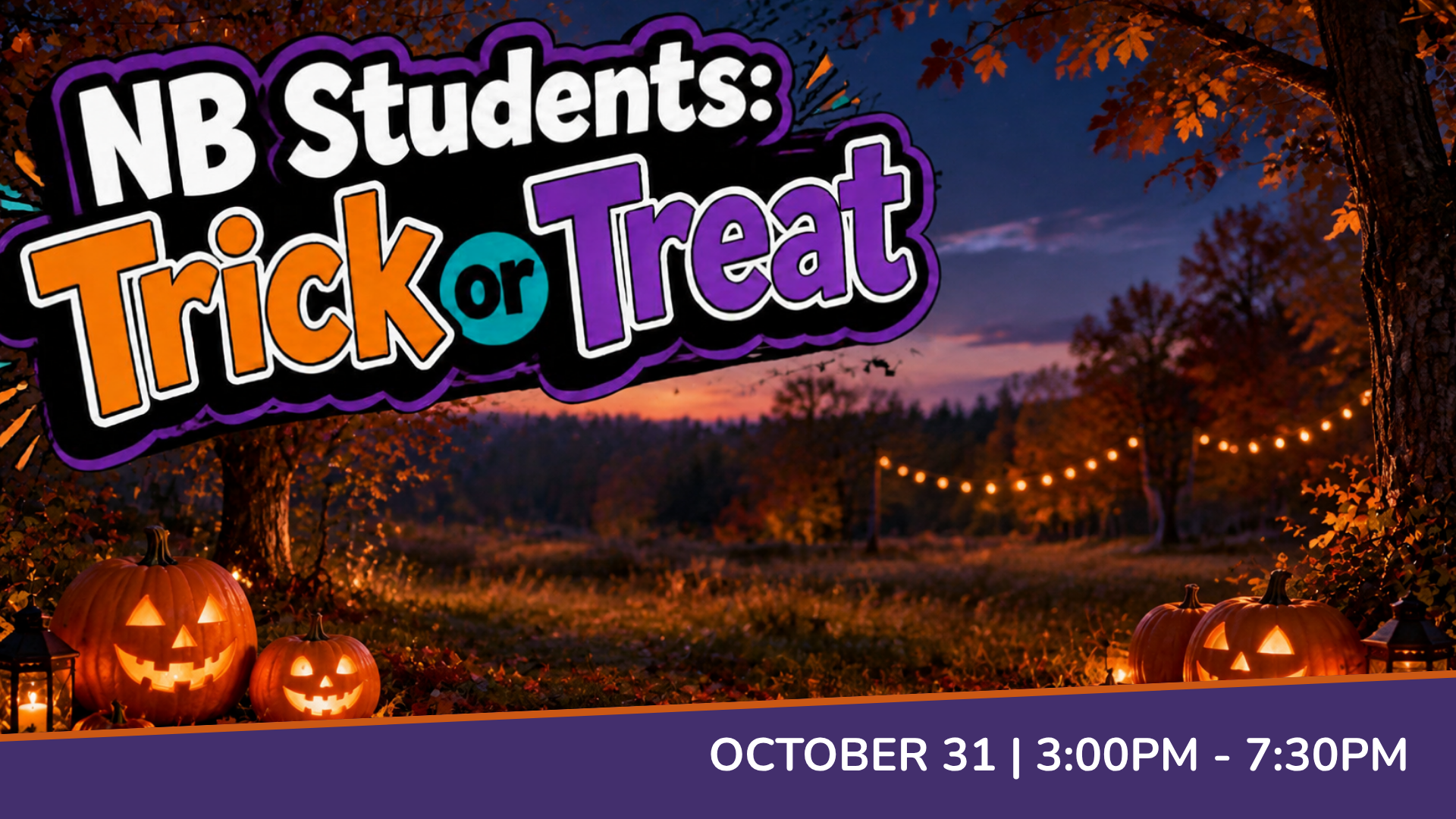 Featured image for NB Students: Trick or Treat