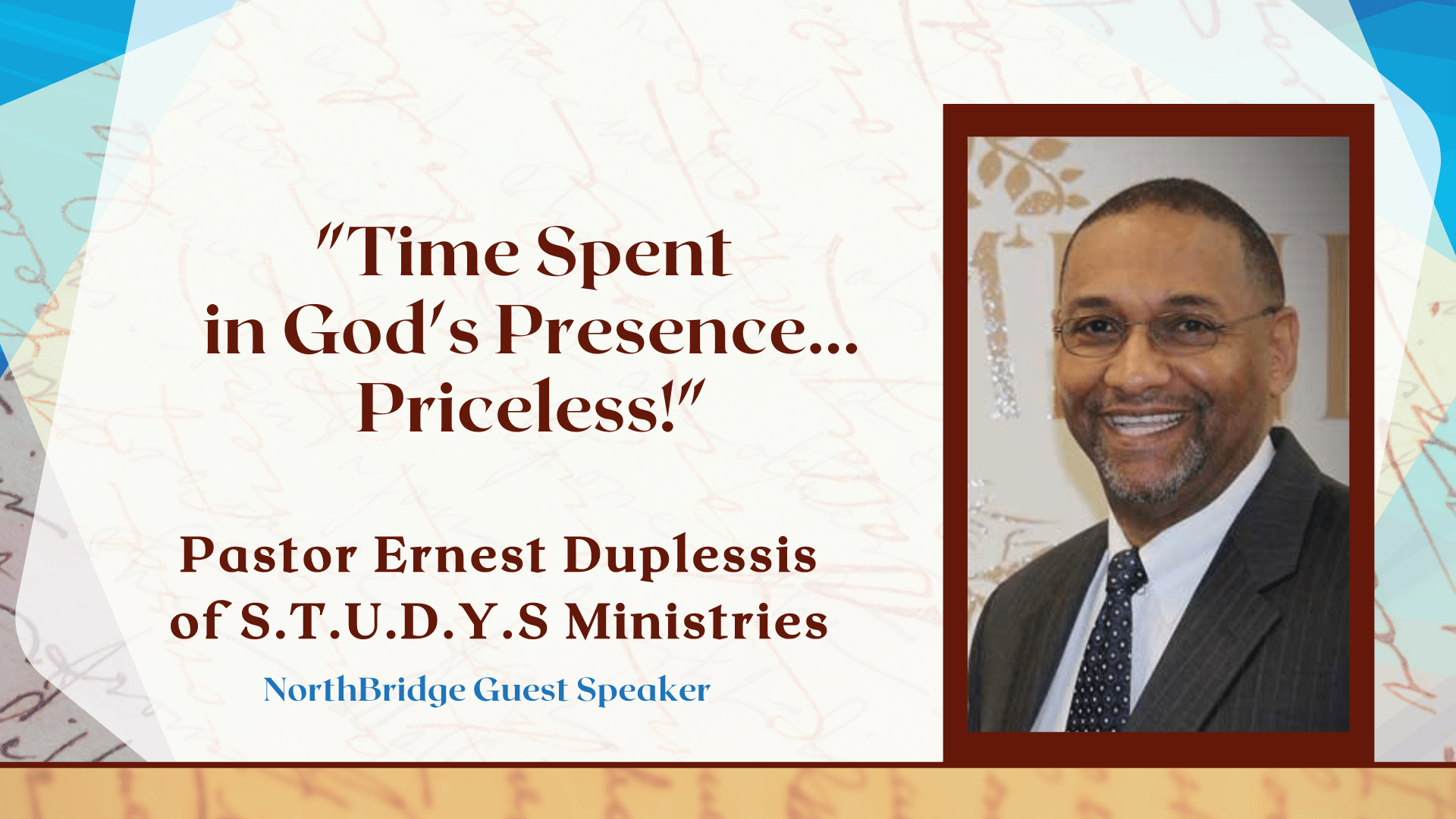 Time Spent in God's Presence...Priceless